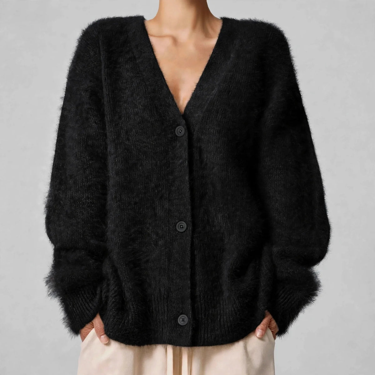 Lucy Mohair Knit Cardigan