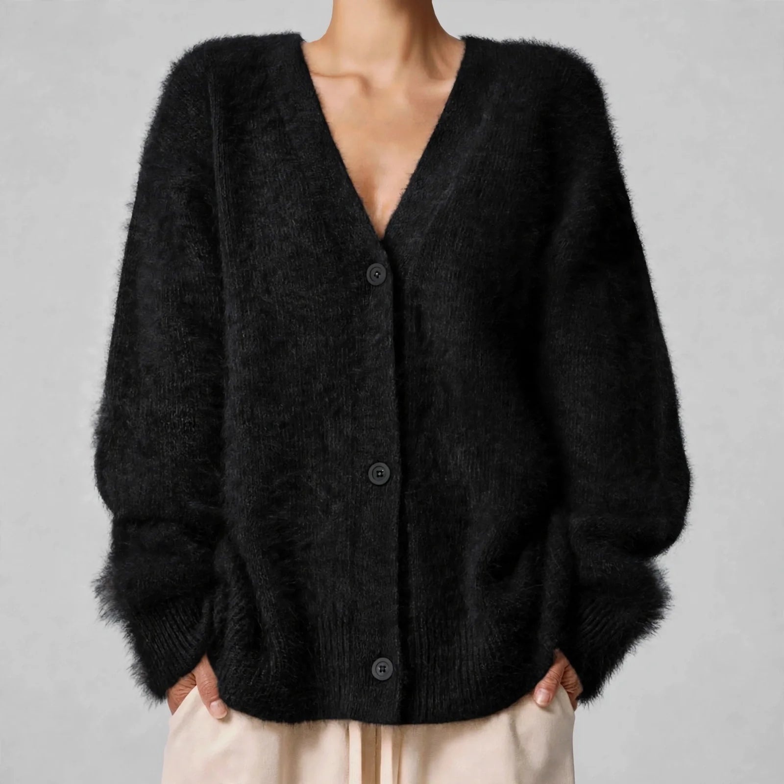 Lucy Mohair Knit Cardigan