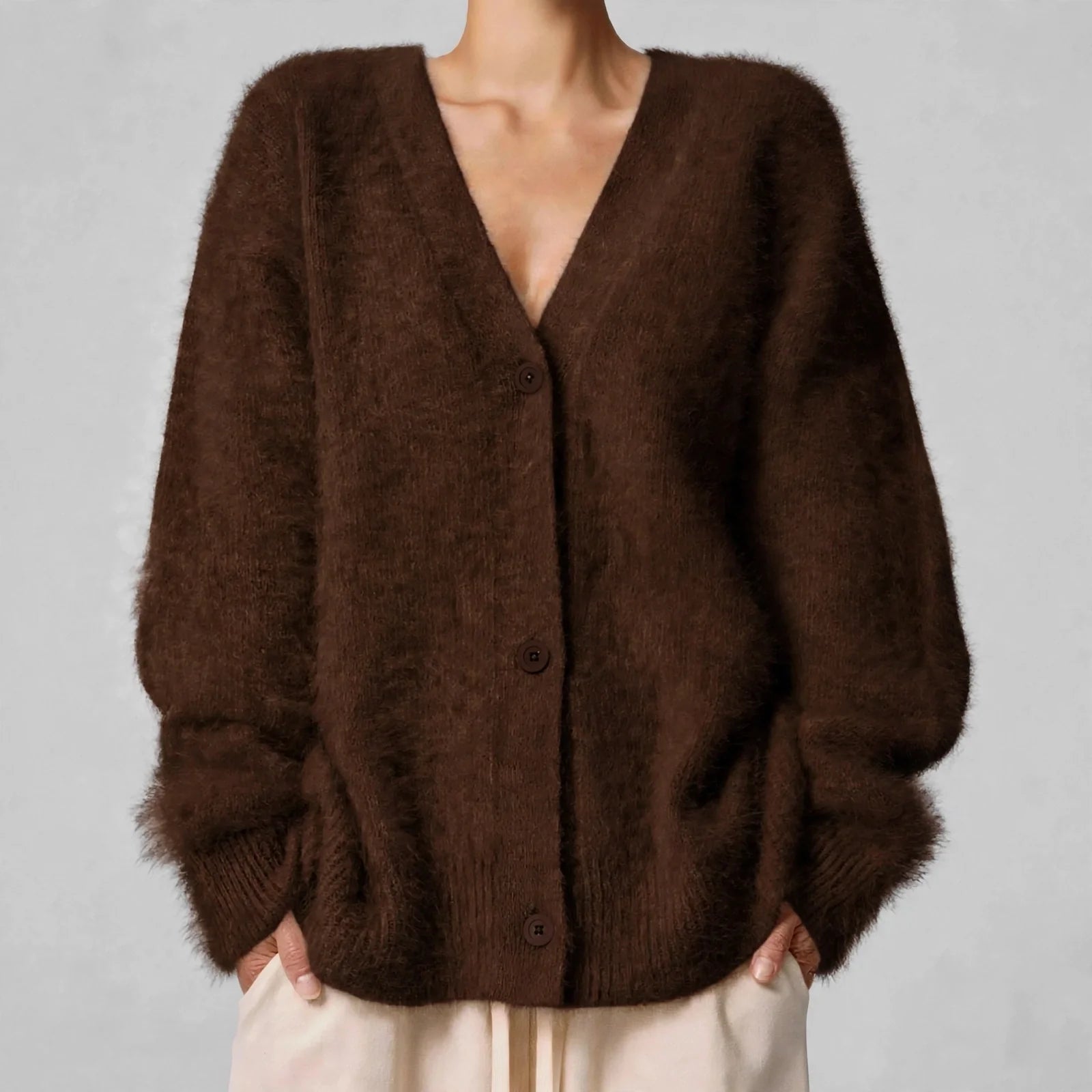 Lucy Mohair Knit Cardigan