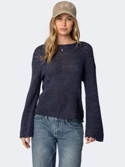 Nydia Casual Everyday Long Sleeve Pullover