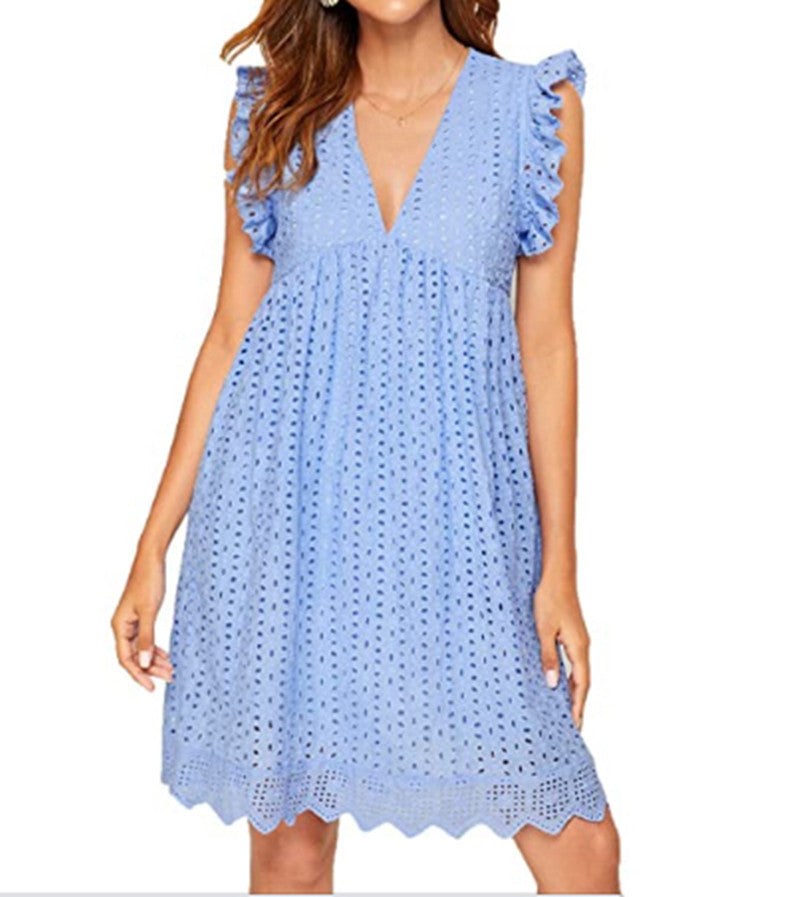 Maddison Lace Jacquard Dress
