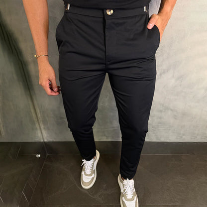 mens stretch slim fit pants