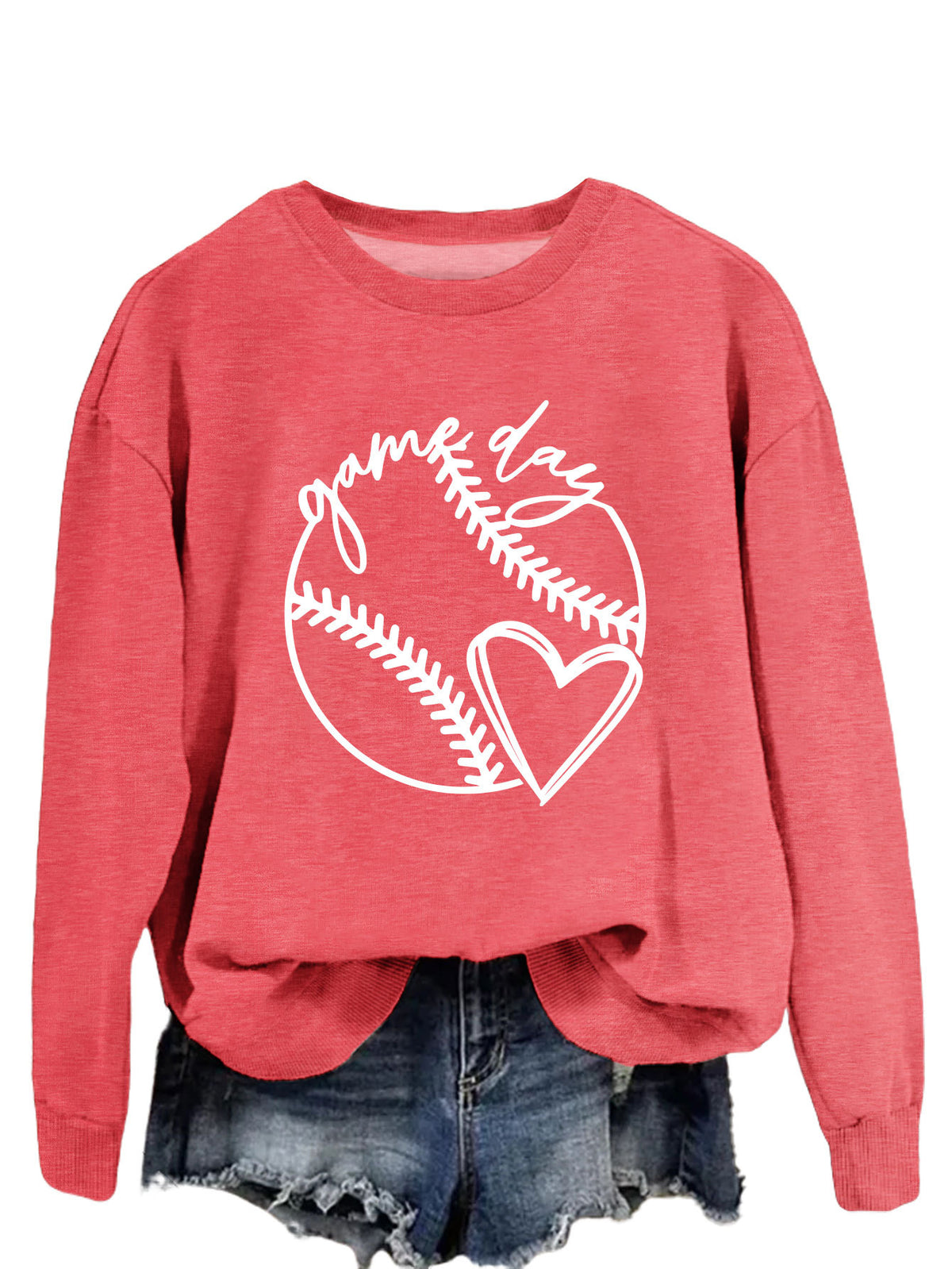 Fashion Printed Crewneck Sweater