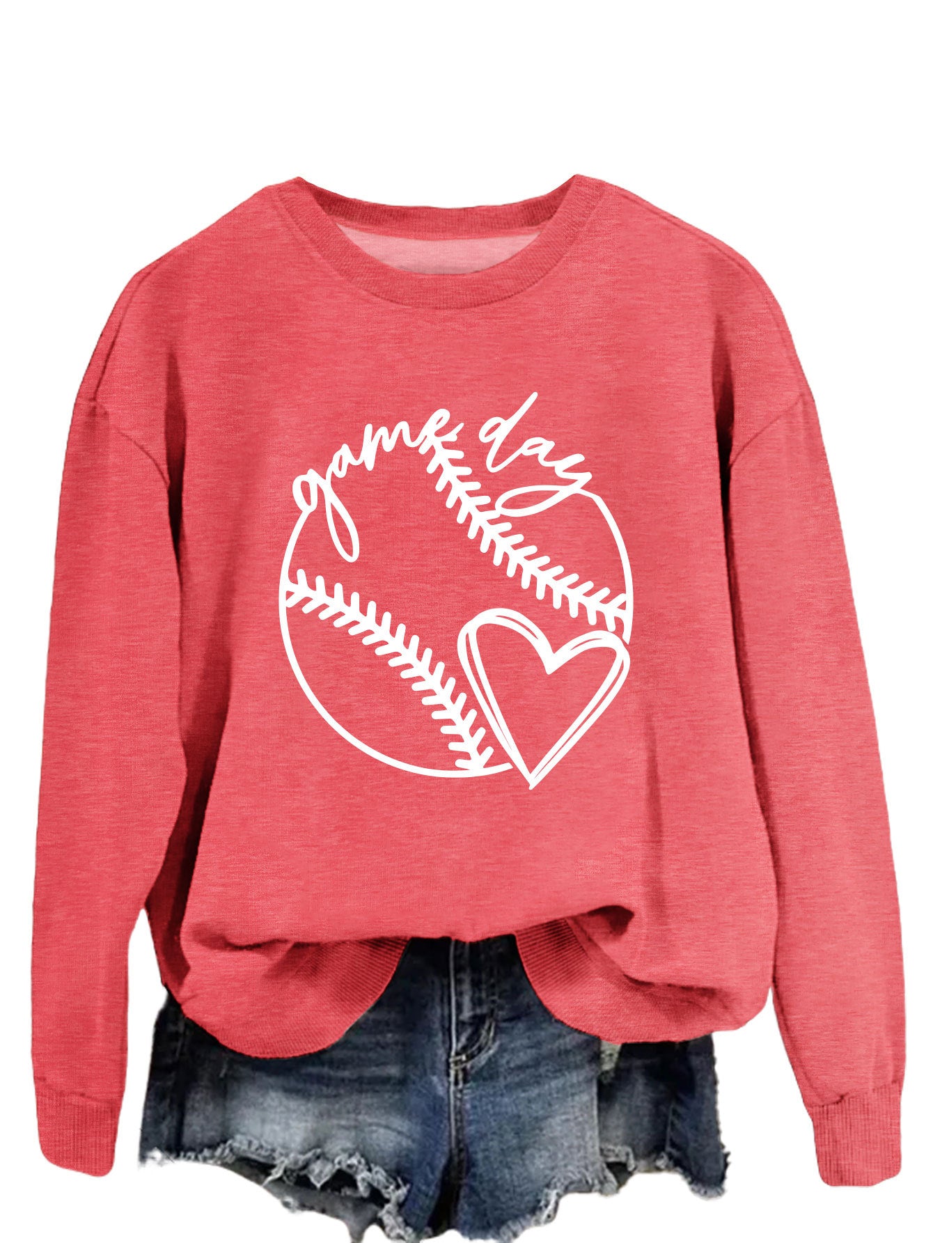 Fashion Printed Crewneck Sweater