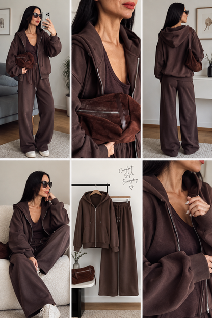 Comfortable Casual Hooded Jumpsuit