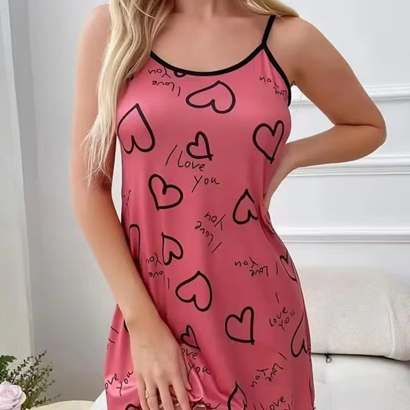 Moody Cute Heart Pajamas