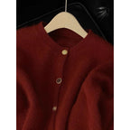Lazy Style Loose Knitted Sweater Cardigan Jacket