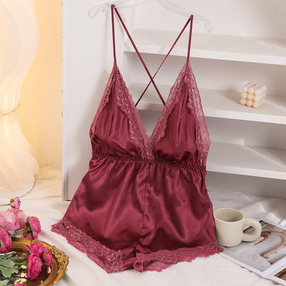 Lightweight Ice Silk Pajamas