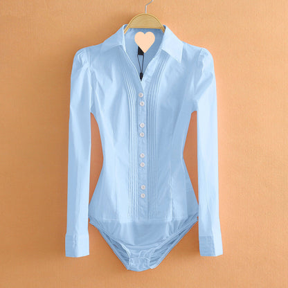 Business Collar Long-Sleeved Shirt