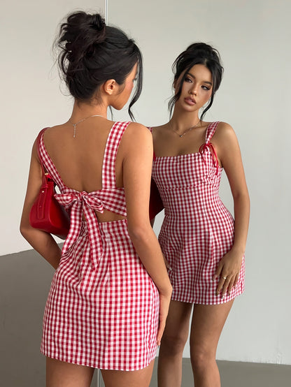 Paris Love Suspender Bow Dress