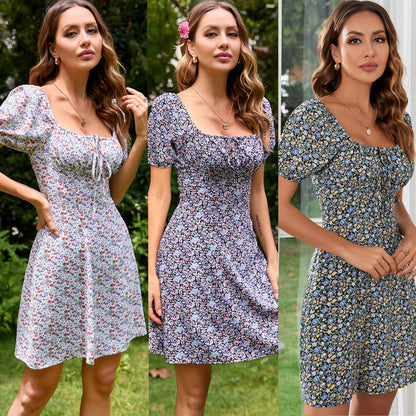 Stella Floral Print Collar Dress