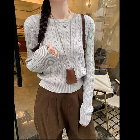 Geena Twist Knit Sweater