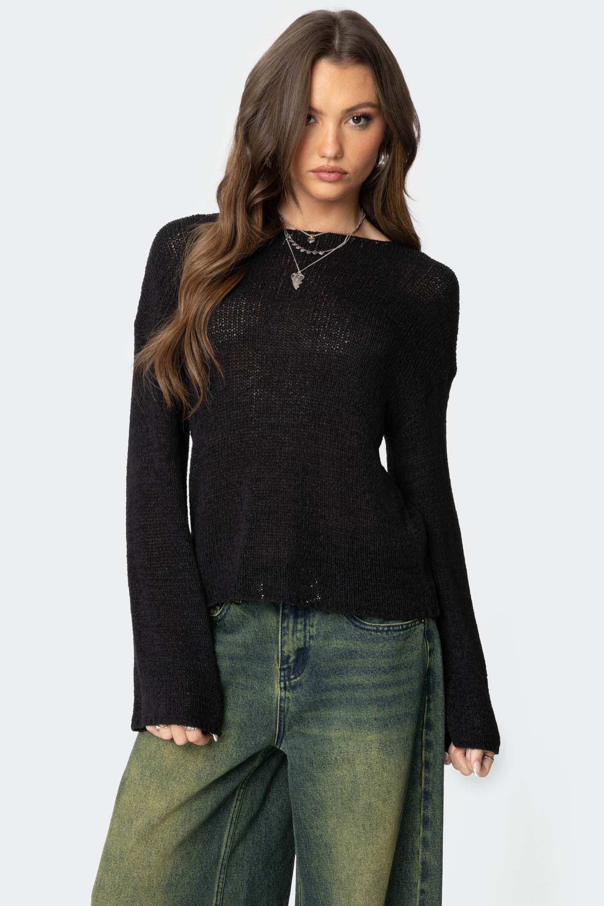 Nydia Casual Everyday Long Sleeve Pullover