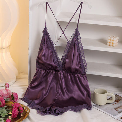 Lightweight Ice Silk Pajamas