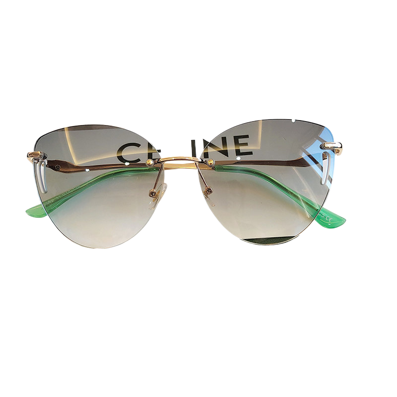 Frameless UV Protection Women Sunglasses Driving Glasses