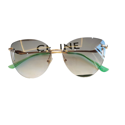 Frameless UV Protection Women Sunglasses Driving Glasses