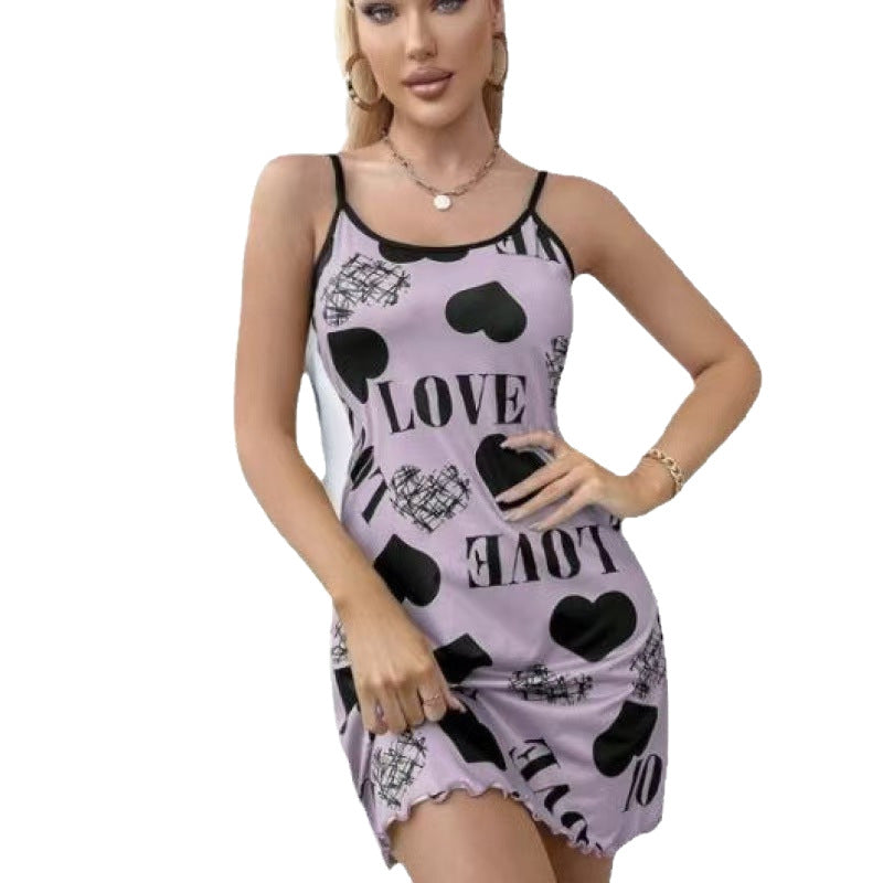Moody Cute Heart Pajamas