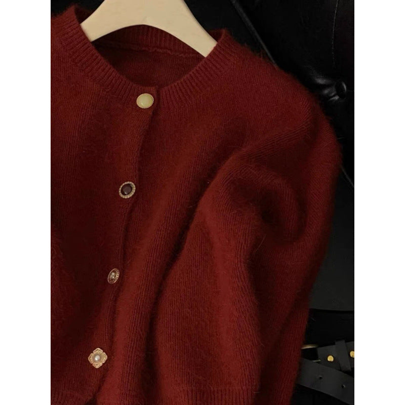 Lazy Style Loose Knitted Sweater Cardigan Jacket