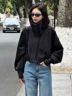 Trendy Black Cardigan Jacket for Women