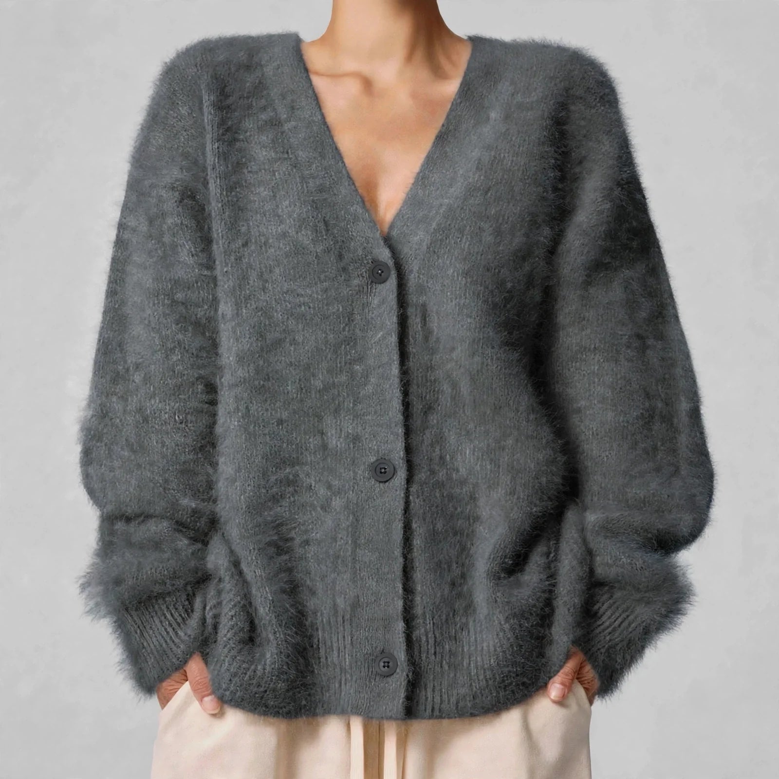 Lucy Mohair Knit Cardigan