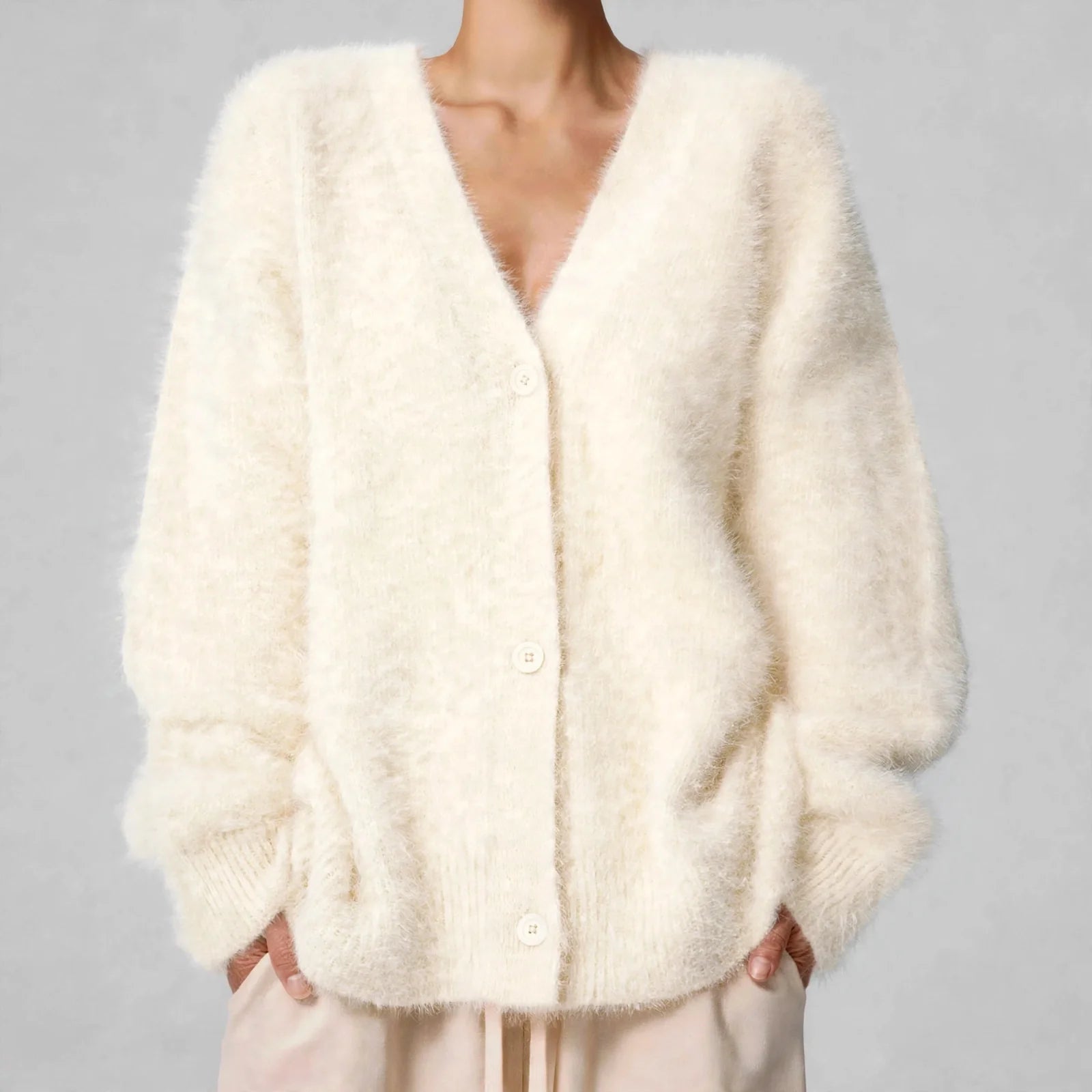 Lucy Mohair Knit Cardigan