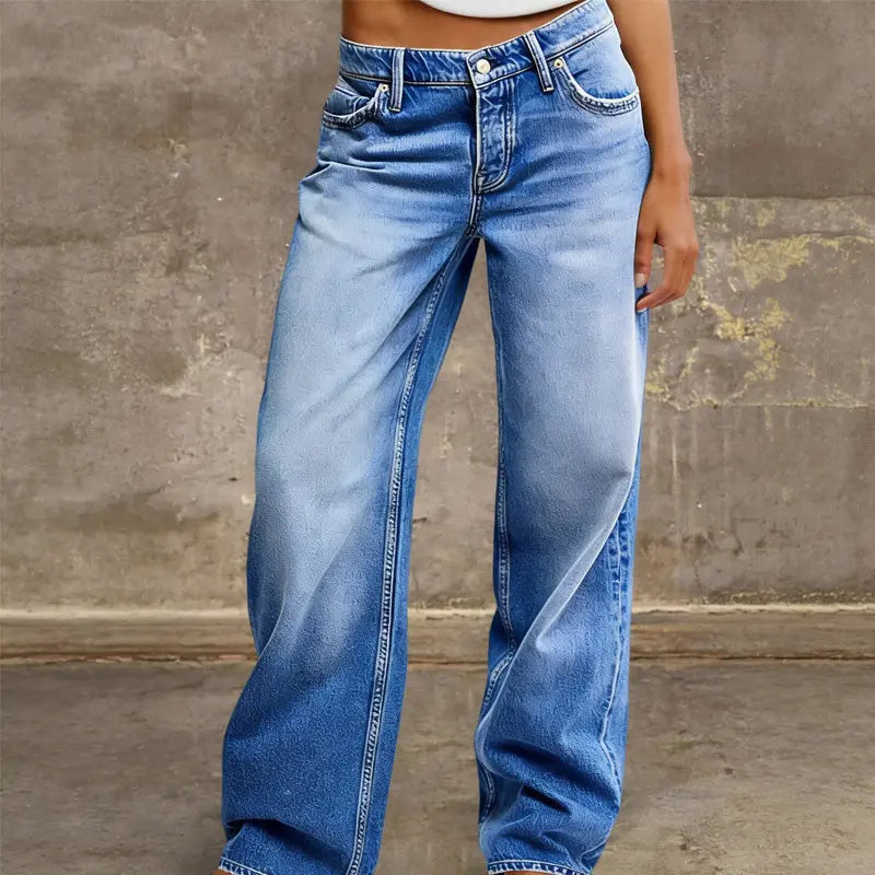 Effortlessly Chic Wide-Leg Jeans
