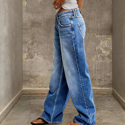 Effortlessly Chic Wide-Leg Jeans