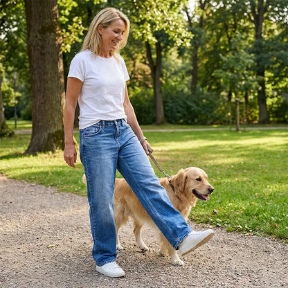 Effortlessly Chic Wide-Leg Jeans