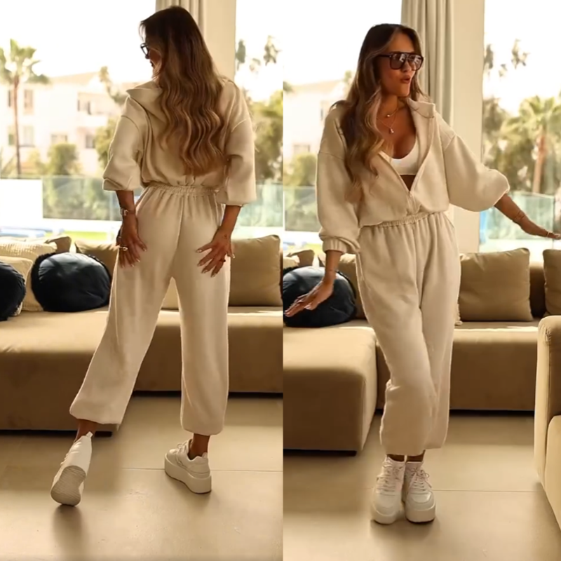 Comfortable Casual Hooded Jumpsuit