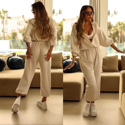 Comfortable Casual Hooded Jumpsuit