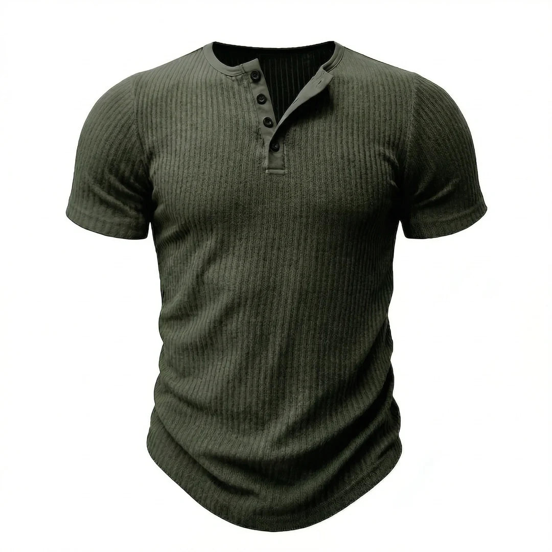 Kyle - Men's Ultra Comfortable Henley Shirt