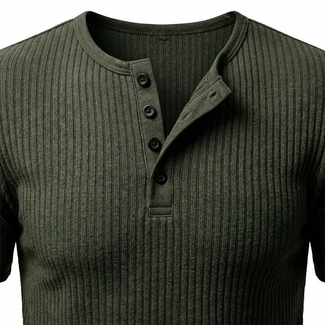 Kyle - Men's Ultra Comfortable Henley Shirt