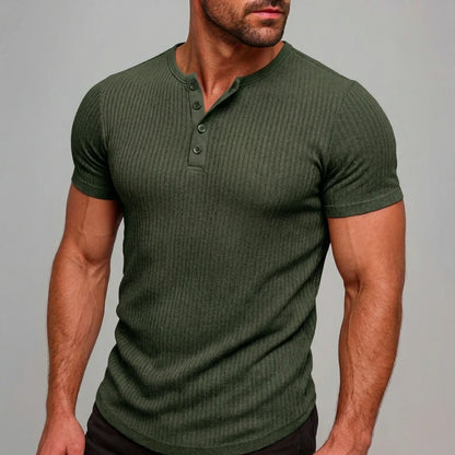 Kyle - Men's Ultra Comfortable Henley Shirt
