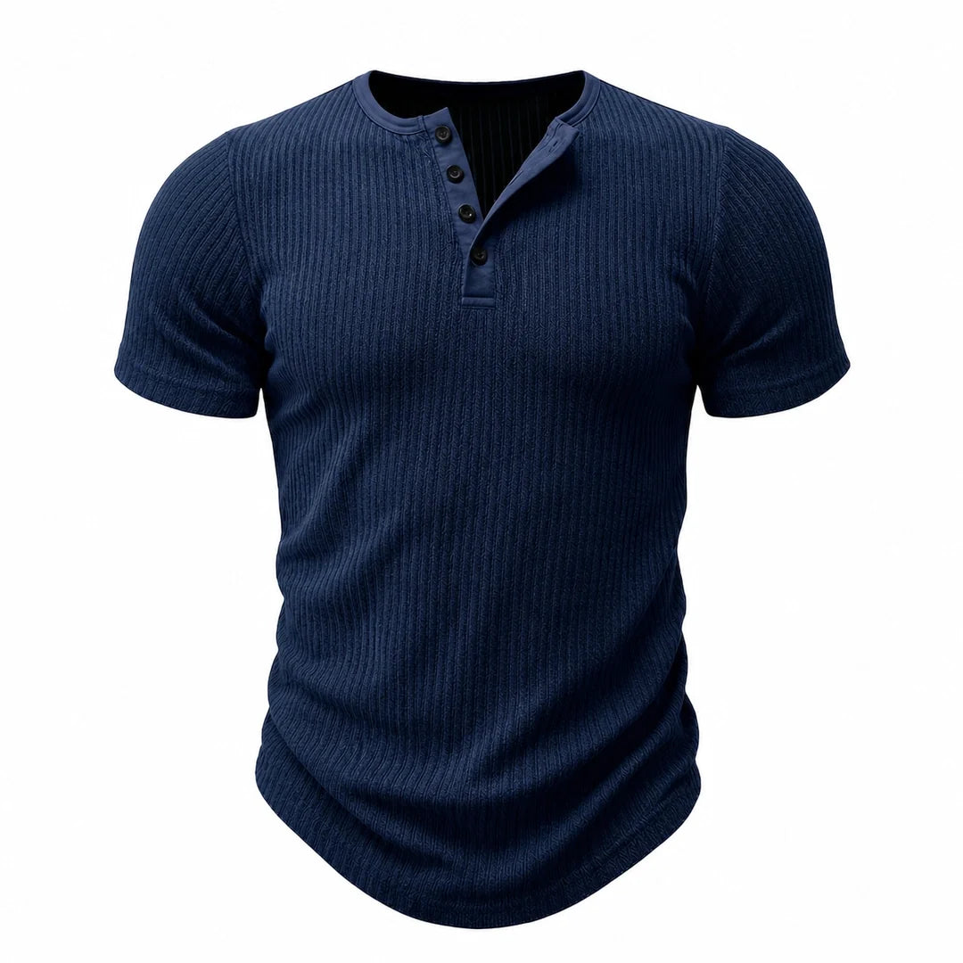 Kyle - Men's Ultra Comfortable Henley Shirt