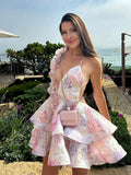 women dressed in a floral dress with the sea in the background fashionvelvet